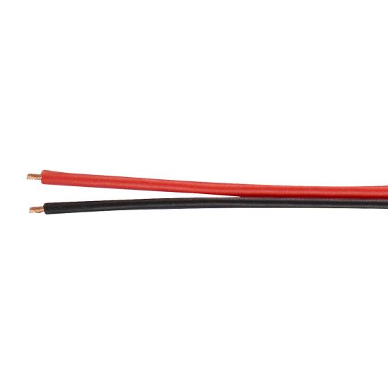 Cablu paralel plat Well , rosu/negru, 2x1.50, CCA, divizibil