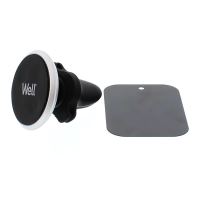 Suport Auto Magnetic Telefon cu Prindere la Ventilatie, Well AVM02
