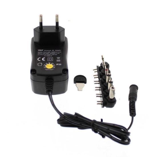 Alimentator AC/DC universal Well , comutatie, 1000mA, 6 mufe