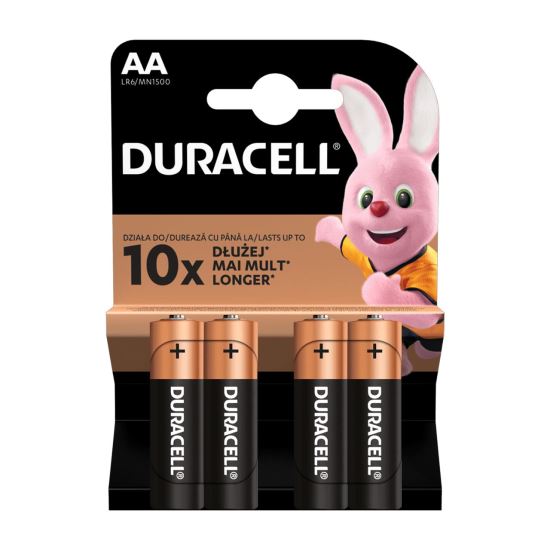 Baterie R6 AA Duracell , 1.5V, alcalina