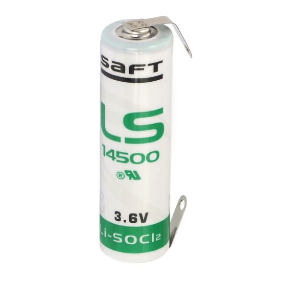 Baterie R6 AA Saft LS14500 CNR , 3.6V, litiu, D14.5x50mm, term. lipire