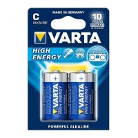 Baterie R14 C Varta High Energy , 1.5V, alcalina