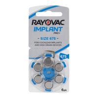 Baterie auditiva 675 Rayovac PR44 , zinc-air, 1.45V, ZA675