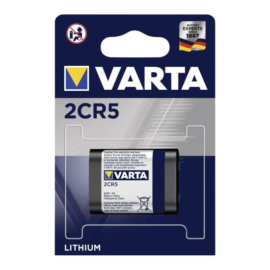 Baterie foto 2CR5 Varta 6203 , litiu, 6V, 245