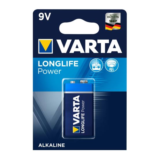 Baterie 9V 6LR61 Varta High Energy 6LR61/4922 , alcalina, 9V, MN1604, 6LF22