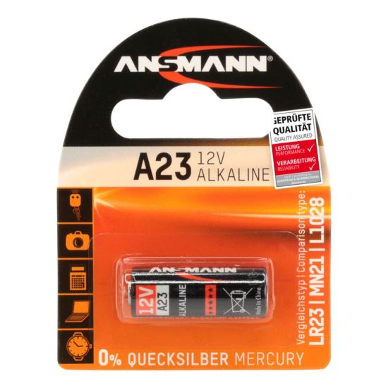 Baterie 23A Ansmann A23/LR23 , alcalina, 12V, MN21, V23GA, LRV08, GP23, 8LR932