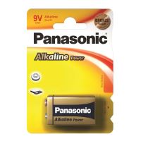 Baterie 9V 6LR61 Panasonic 6LR61 , alcalina, 9V, MN1604, 6LF22