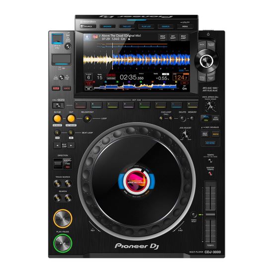 Multi-player Pioneer DJ CDJ-3000 , negru