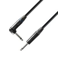 Cablu instrument 3M Adam Hall 5 STAR IRP 0300 , jack 6.3 mono > jack 6.3 mono 90 grade, conectori Neutrik