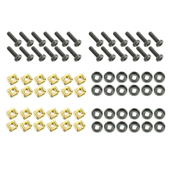 Set 24 suruburi M6x20 mm Adam Hall 5928 M24 AH , piulita si saiba