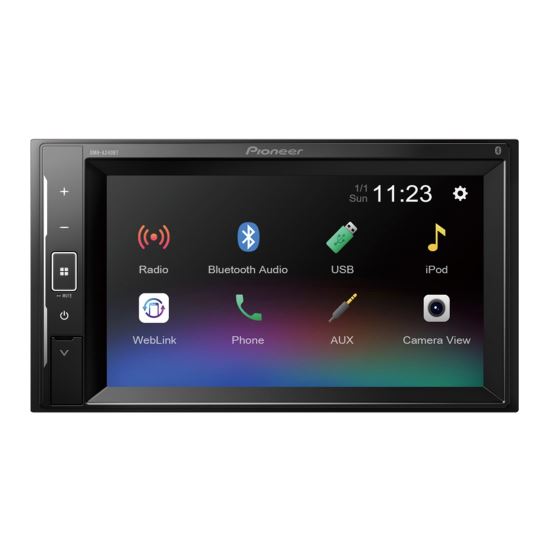 Player auto multimedia Pioneer DMH-A240BT , 2DIN, Bluetooth, touchscreen