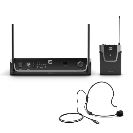 Sistem fara fir cu microfon de cap LD Systems U306 BPH , bodypack, unidirectional