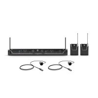 Sistem fara fir cu doua lavaliere LD Systems U306 BPL 2 , bodypack, unidirectional
