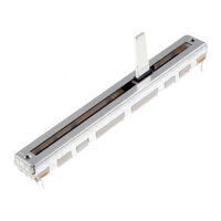 Potentiometru glisant 10k,linear,metal,THT,200mW,RS6011SY-10KB