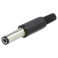 Mufa alimentare DC tata Lumberg XNES/J250B , pe cablu, 2.5x5.5