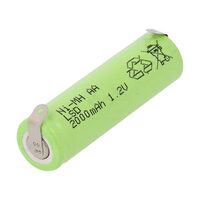 Acumulator R6 (AA) Ni-Mh JJJ, 1.2V 2000mAh, urechi pentru lipire