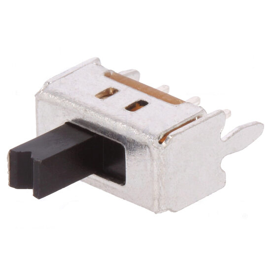 Comutator glisant 2 pozitii SPDT 0.1A/12VDC ON-ON
