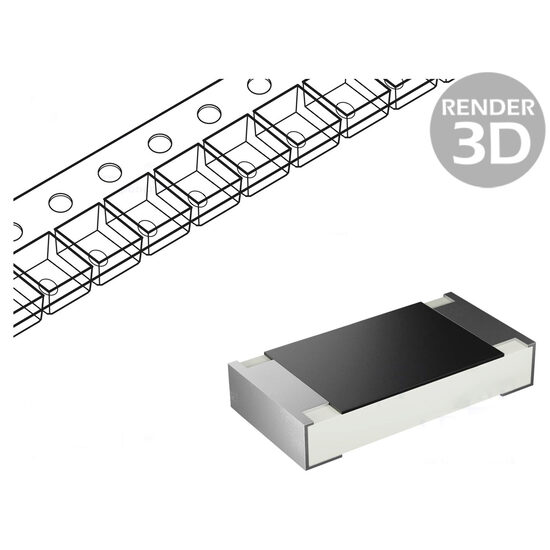 Rezistenta SMD 1206, 6.8k/0.25W