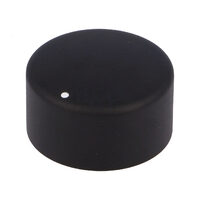 Buton rotativ, cu indicator, aluminiu, 31 x 17mm