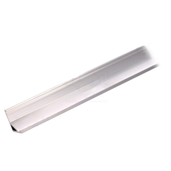 Profil pt module led TOP-CABI12-1M, aluminiu, natural, in unghi, 1m