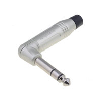 Mufa jack 6.3 stereo 90 grade Amphenol ACPS-RN , nichel gri