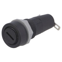 Soclu siguranta cilindrica ZHL35, 5 x 20mm, 10A, pe panou