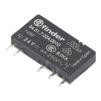 Releu Finder SPDT , 24VDC, 6A/250VAC, 6A/30VDC