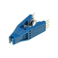 Clips de masurare, 8 pini, albastru / aurit, POM-5250