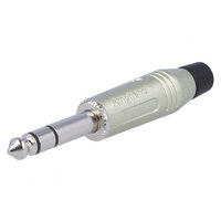 Mufa jack 6.3 STEREO drept Amphenol ACPS-GN , nichel gri