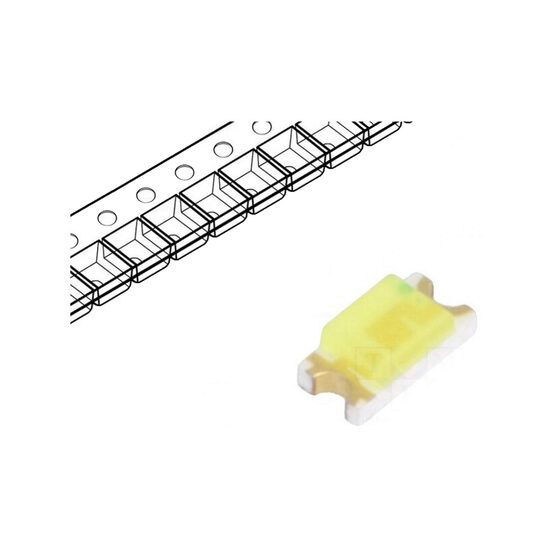 Led SMD 1206, Alb Rece, LL-S150W-W2-1B