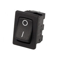 Intrerupator rocker AE-H8600VBACN, ON-OFF, 250V 10A, negru