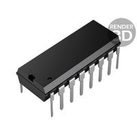 Circuit integrat TL594CN , driver, controler PWM, DIP16, 0,2A, 1÷40V, 2 canale, 7÷40VDC