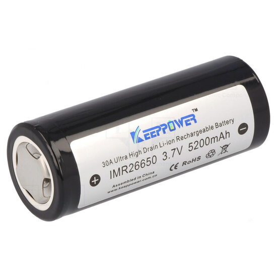 Produs: Acumulator Li-Ion IMR26650: 3.7V 5200mAh