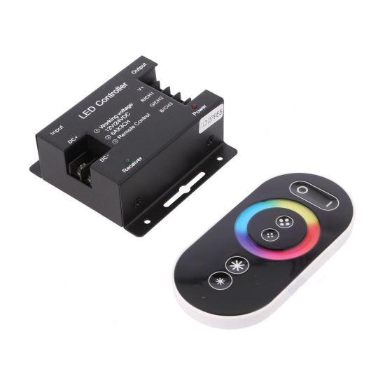 Controler LED CTR-RGB-6A-02, control iluminare RGB, 3 canale, 18A