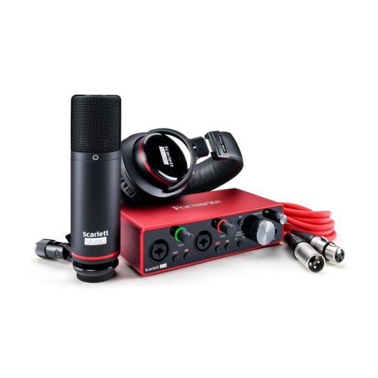 Pachet interfata audio Focusrite Scarlett 2i2 Studio Pack 3rd Generation