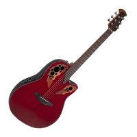 Chitara electro-acustica Ovation CE44-RR-G, Celebrity Elite Mid Cutaway Ruby Red