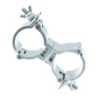 Clema dubla EUROLITE TPC-15 , argintie, pentru teava de 50mm, max 150kg