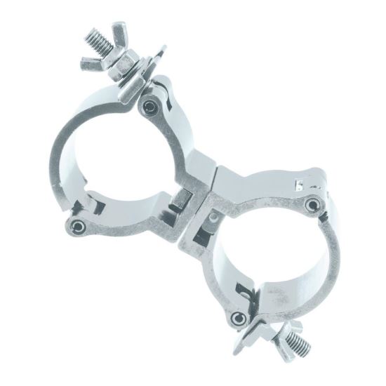 Clema dubla EUROLITE TPC-15 , argintie, pentru teava de 50mm, max 150kg