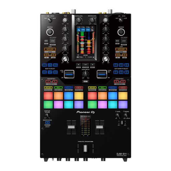 Mixer Pioneer DJ DJM-S11 , 2 canale, serato, rekorbox, negru