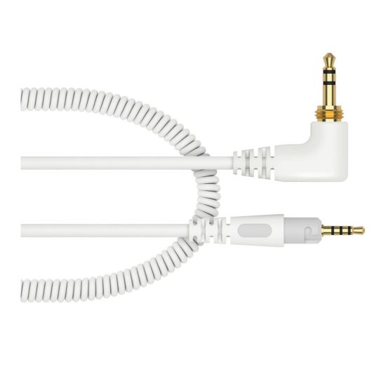 Cablu audio casti Pioneer DJ HC-CA0701-W , 1.2M, spiralat, HDJ-S7, alb