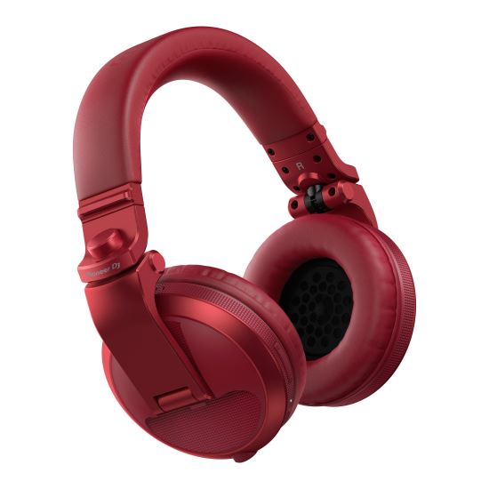 Casti Pioneer DJ HDJ-X5BT-R , peste urechi, rosii